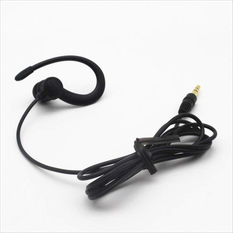 Single Side Earbud Headphones Stereo in-Ear Earphone Ear Hook Earpiece for iPhone Android Smartphones MP3 Players