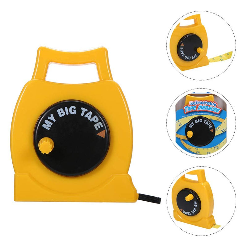 IMIKEYA Kids Tape Measure Retractable Simple Tape Measure Wind-Up Tape Learning Resources Play Tape Measure Construction Toy for Kids Children