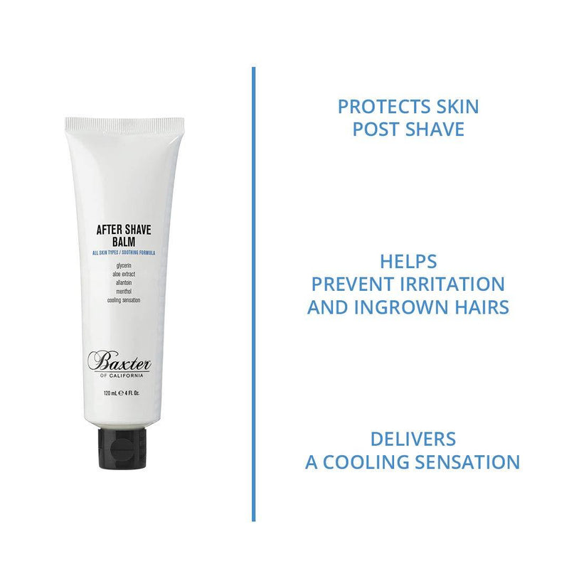 Baxter of California Men's After Shave Balm for Men | Cooling Sensation | 4 fl. Oz
