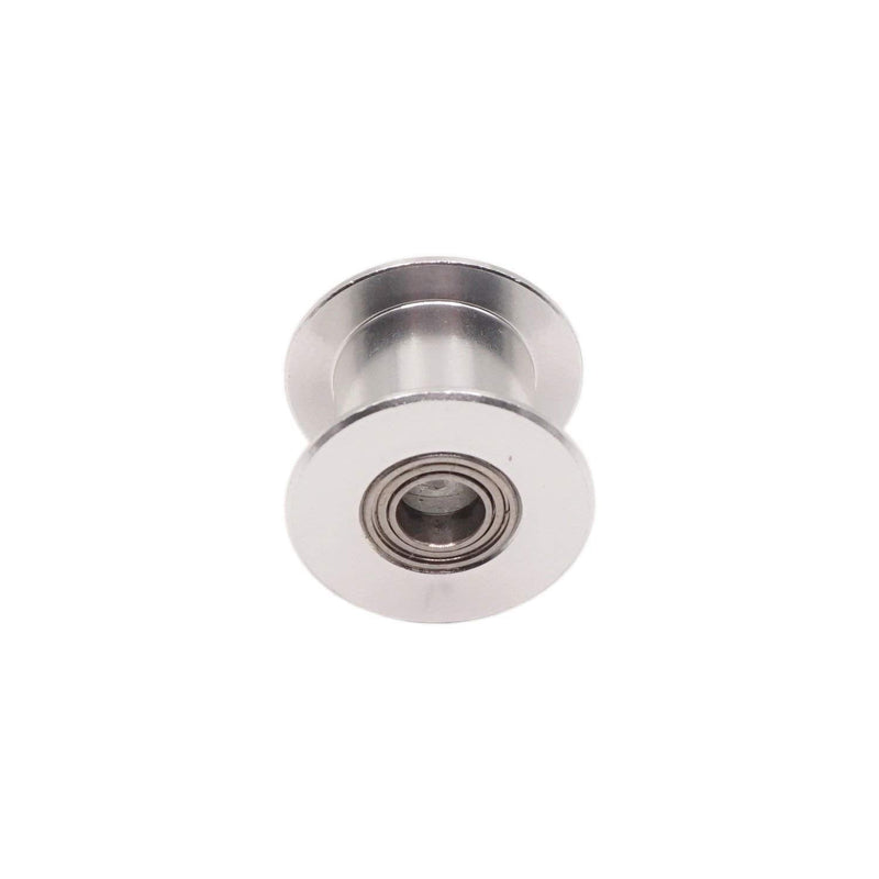 WINSINN GT2 Idler Pulley 20 Toothless 5mm Bore 10mm Width Timing Pulley Wheel Aluminum for 3D Printer (Pack of 5Pcs) 10mm Belt 20T Toothless 5mm Bore