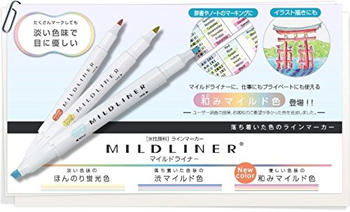 ZEBRA MILDLINER Highlighter pen markers, Mild Red (WKT7-MR) x10