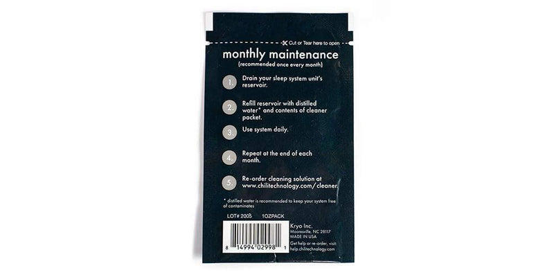 ChiliSleep Sleep System Cleaner – For Regular Maintenance and Deep Cleaning of the chiliPAD and OOLER Systems – 1 Ounce of Cleaning Solution (3 Pack) 1 Ounce (Pack of 3)