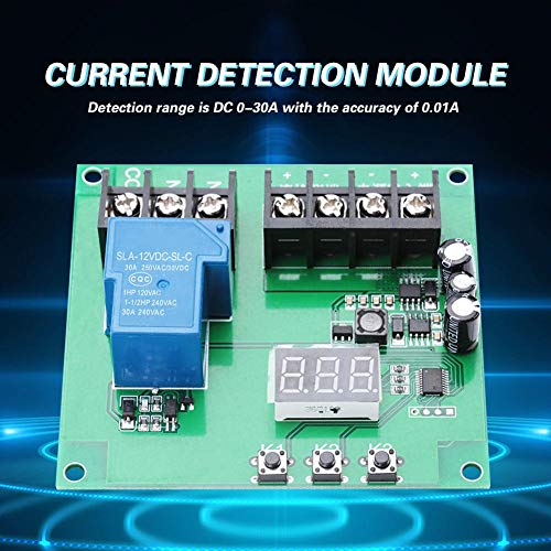 7-30V 0-30A DC Current Detection Sensing Module Current Transformer Sensor Current Tester Indicator Overcurrent Protection Relay Module