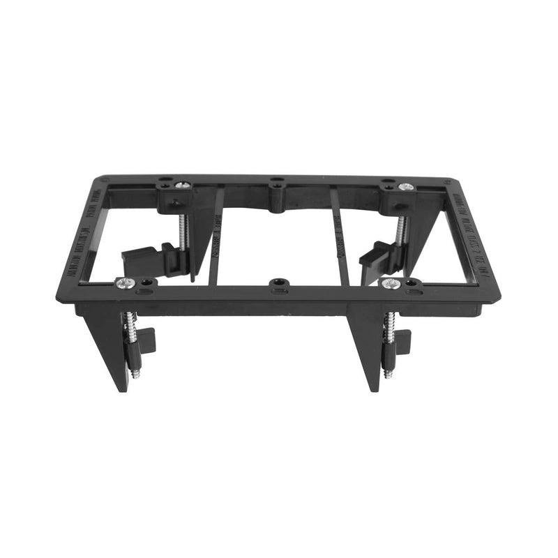 Low Voltage Mounting Bracket 3 Gang, TENINYU Wall Plate Mounting Bracket for Telephone Wires, Network Cables, HDMI, Coaxial, Speaker Cables (3-Gang)
