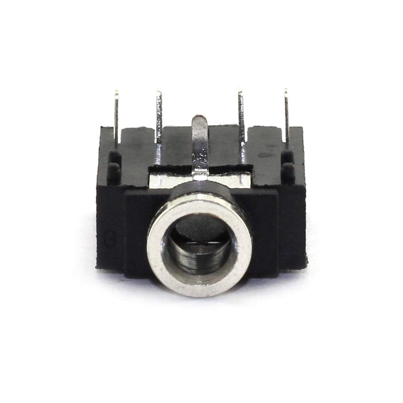 Tegg 8pcs PJ-307 3.5mm Stereo Jack Socket 5 Pin PCB Mount Female Audio Headphone Socket Connector