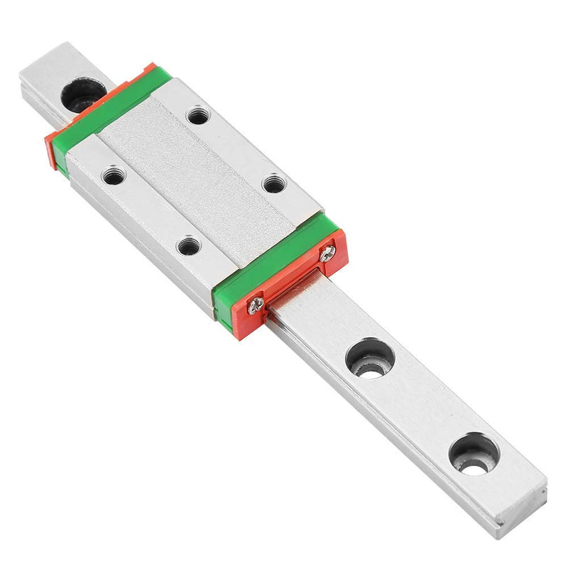 100mm MGN9H Miniature Bearing Steel Linear Motion Guide Rail 9mm Width + Slide Block for Automatic Equipment, Precision Measuring Equipment