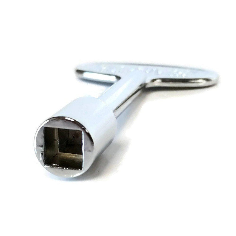 Midwest Hearth Universal Valve Key for Gas Fire Pits and Fireplaces - Polished Chrome (3-Inch) 3-Inch