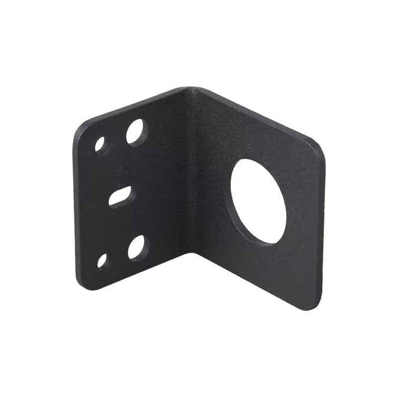 VANROUG 2 Pcs L-Bracket 1255 3/4" Hole Thick Steel Mobile Antennas Brackets for UHF VHF Coax NMO Antenna Mounts Cable Mobile Antennas (Black)