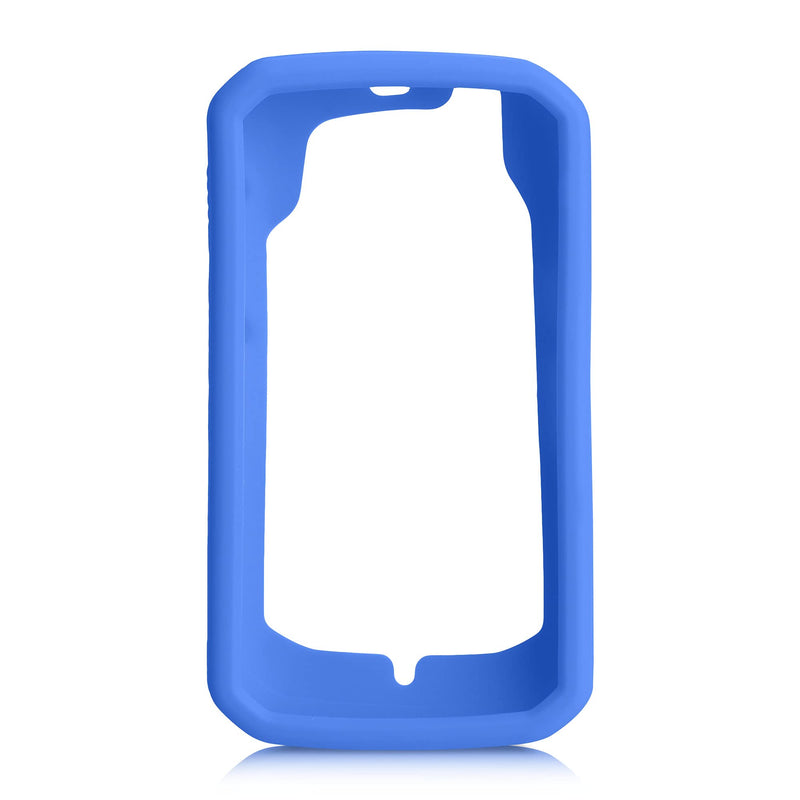 kwmobile Case Compatible with Bryton Rider 750 - Case Soft Silicone Bike GPS Protective Cover - Black blue