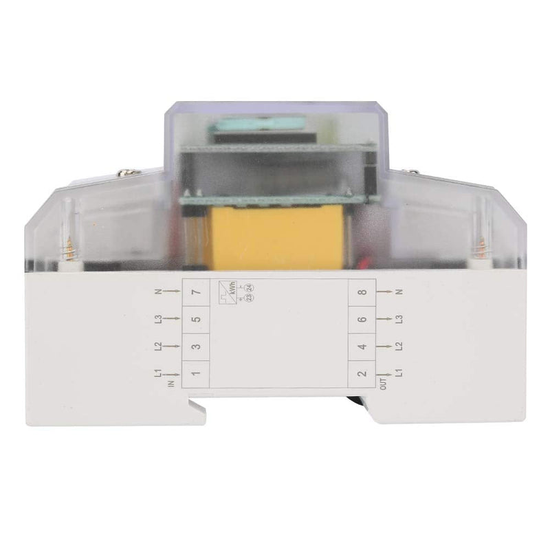 3 Phase Power Meter DTM024 Digital LCD Display Energy Meter Electric Kilowatt Hour Meter, 220/380V 5-80A