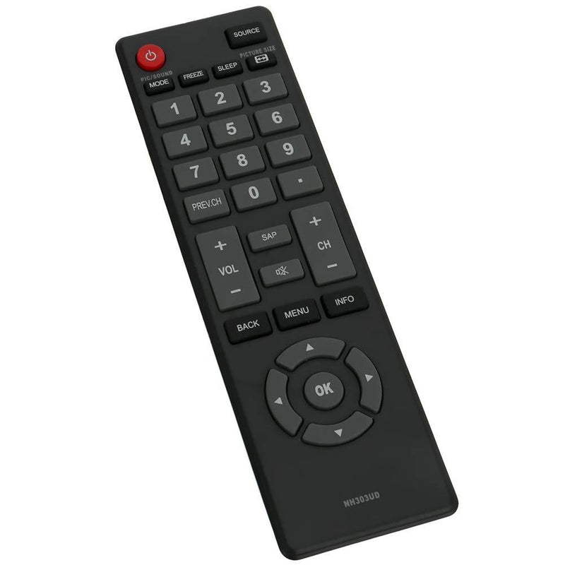 New NH303UD Remote Control fit for Emerson TV LE290EM4F LE391EM4 LF280EM5 LF280EM5F LF320EM4F LF320EM5F LF391EM4 LF391EM4A LF391EM4F LF401EM5 LF401EM5F LF501EM5 LF501EM5F LF551EM5 LF551EM5F