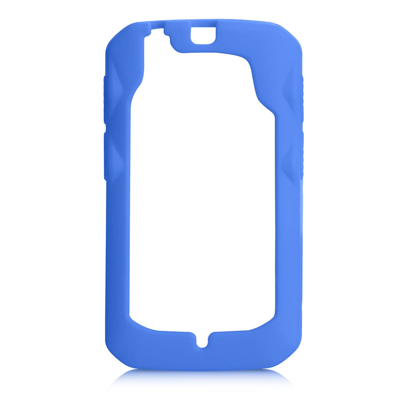 kwmobile Case Compatible with Bryton Rider 750 - Case Soft Silicone Bike GPS Protective Cover - Black blue