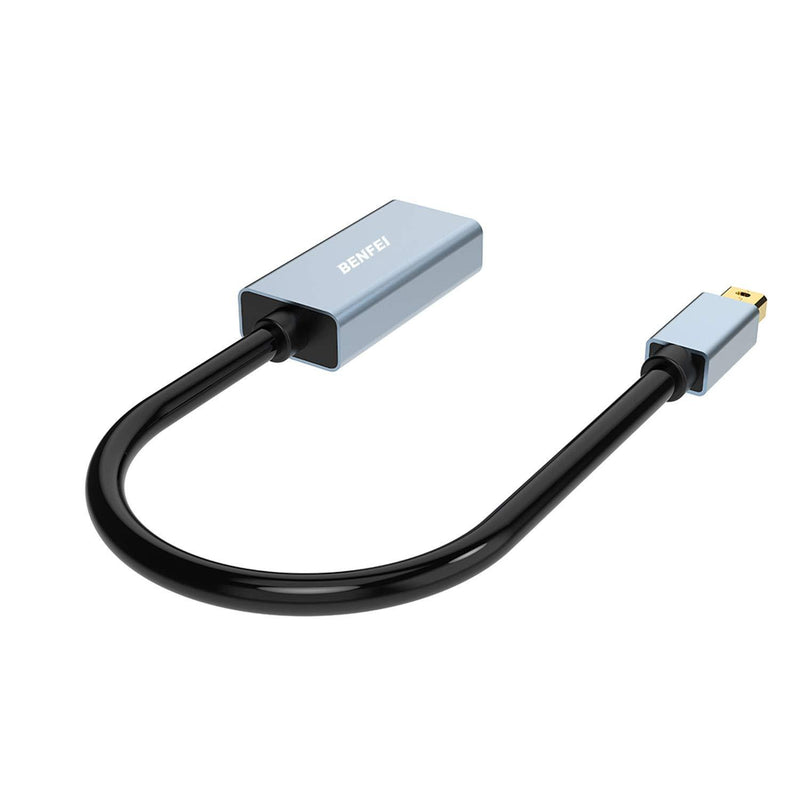 Mini DisplayPort to HDMI Adapter, Benfei Mini DP to HDMI Adapter Compatible with MacBook Air/Pro, Microsoft Surface Pro/Dock, Monitor, Projector and More - Grey