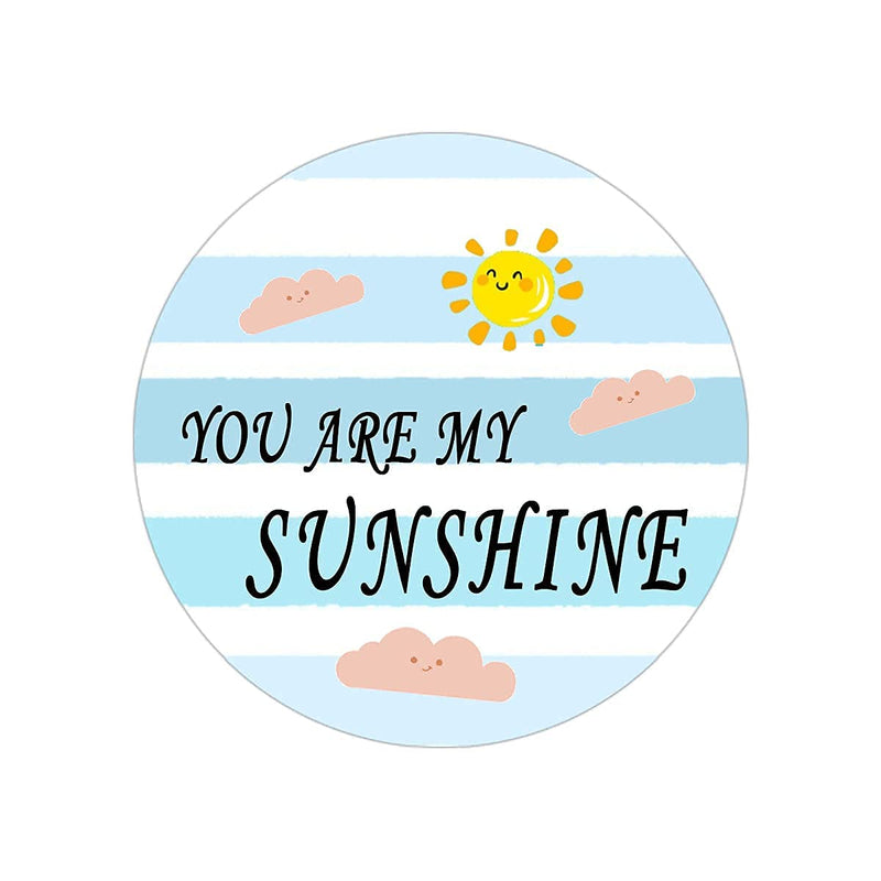 YOUOK Thank You Stickers,1.5INCH You are My Sunshine Sticker Labels for Baby Shower Favors,Birthday Party,Small Businesses Packaging(500PCS/ROLL)