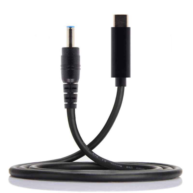 chenyang CY DC 4.5mmx3.0mm to Type C USB-C Input Cable for Laptop (4.5mmx3.0mm Blue to USB-c)