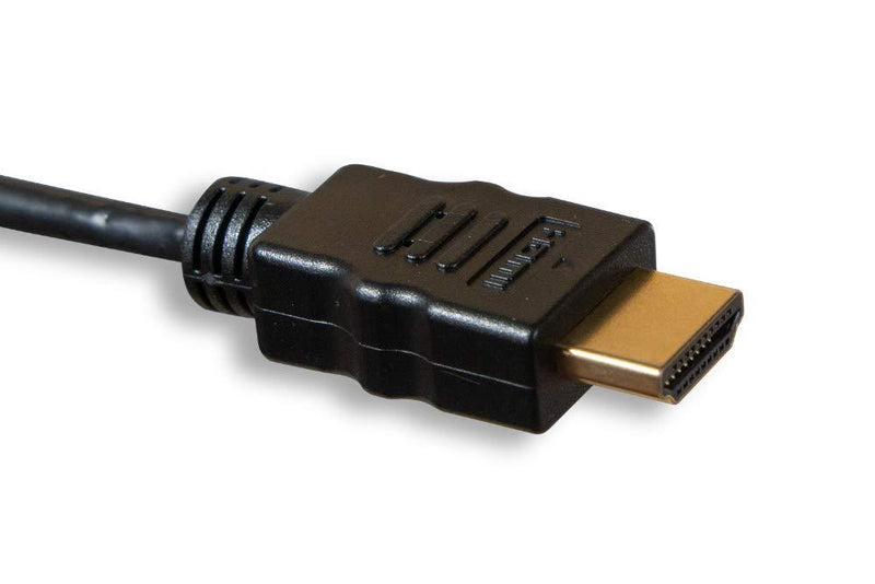 Cablelera Micro HDMI to HDMI 34AWG 1', Black Color (ZC95B1MM-01) 1ft