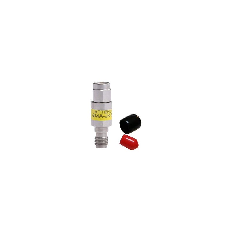 ZDTECH SMA Male to SMA Female Coaxial RF Attenuator,DC to 6.0GHz,50Ohm,2W,1-30dB Constant Attenuator(10dB) 10dB
