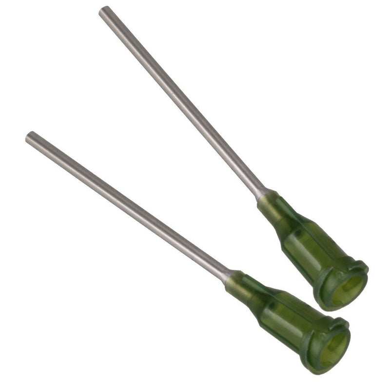 Syringe Dispensing Needles with Luer Lock 14 Ga x 1.5 Inch Length, Blunt Tip, Screw Interface,Pack of 100