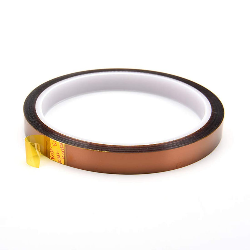 HiLetgo 3pcs 10mm 100ft BGA High Temperature Heat Resistant Polyimide Gold Tape