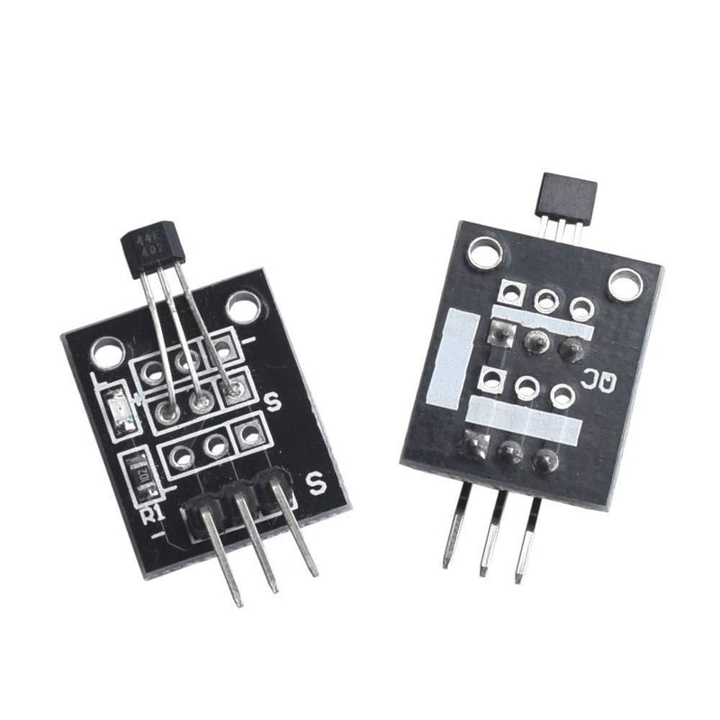 HiLetgo 5pcs Hall Effect Magnetic Sensor Module 3144E A3144 Hall Effect Sensor DC 5V for Arduino PIC AVR Smart Cars