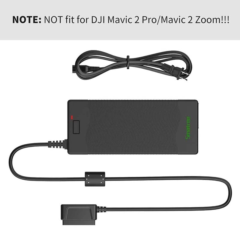 Smatree Battery Charger Compatible for DJI Mavic Pro/Mavic Platinum (Mavic 1),80W Rapid Intelligent Battery Charging Adapter(Not Fit for Mavic 2/Air 2/ Air 2S )