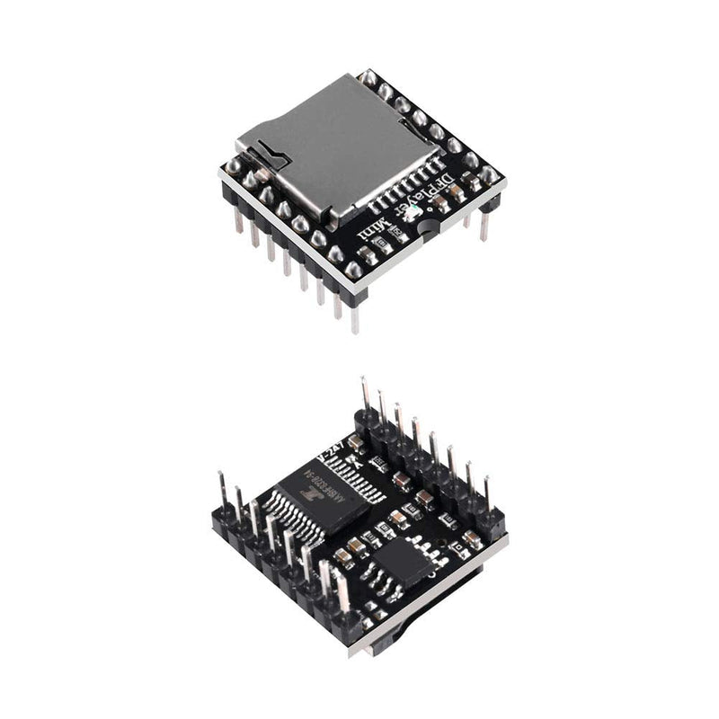 3PCS Mini MP3 Player Audio Module MP3 Voice Decode Board TF Card U Disk IO/Serial Port/AD Board DFPlayer Audio Voice Music Module for Arduino 3PCS MP3 Module