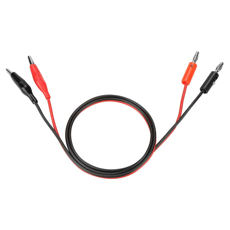 Output Cable Line Multimeter Banana Plug to Crocodile Alligator Clip Test Probe Lead Wire 30V 5A 80cm for Adjustable DC Regulated Power Supply