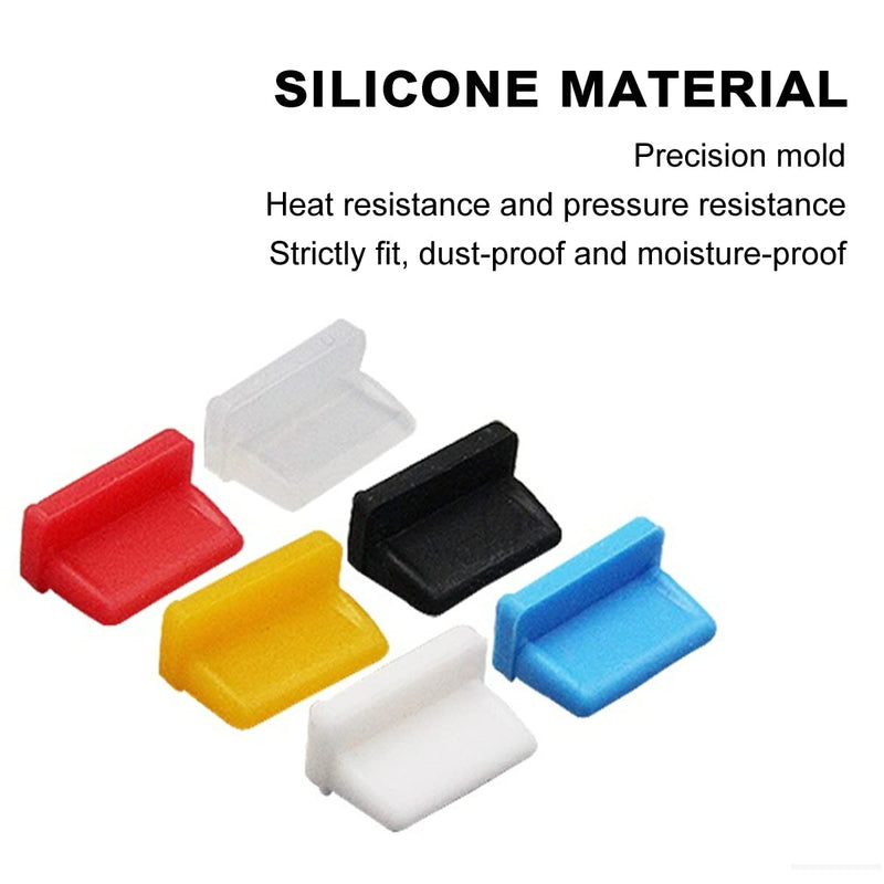 20 Pcs USB Port Covers Cap Anti Dust Plugs, Silicone USB Cap Port Stopper Protector,Detachable Anti Dust Cover Protector Plugs Cap,Compatible Devices with Usb2.0/3.0 Interface(Blue) Blue