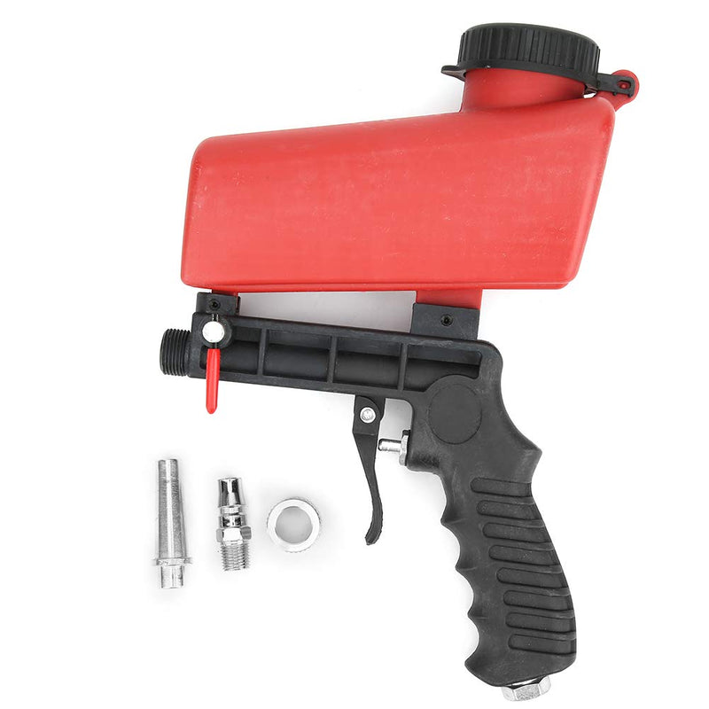FastUU Pneumatic Sandblaster, Portable Portable Sandblaster Sandblasting Gun Large Capacity Sandblasting Gun Kit for All Abrasives, Metal Rust Removal, Detail Treatment