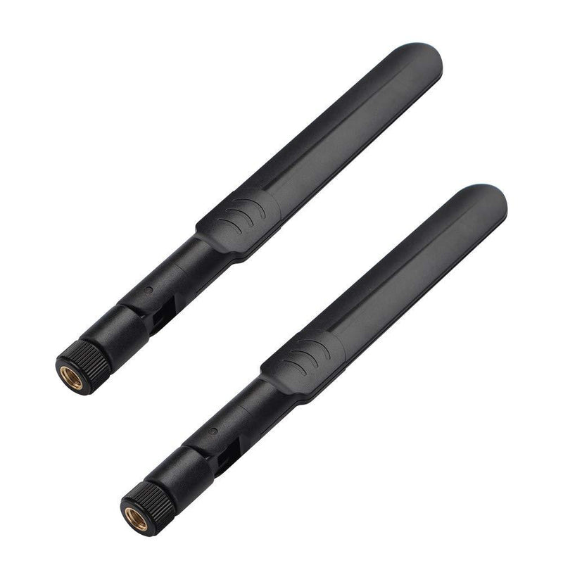 2 x 8dBi 2.4GHz 5GHz 5.8GHz Dual Band WiFi RP-SMA Male Antenna+2 x 35CM U.FL/IPEX to RP SMA Female Pigtail Cable for Mini PCIe Card Wireless Routers PC Repeater Desktop FPV UAV Drone PS4 Build