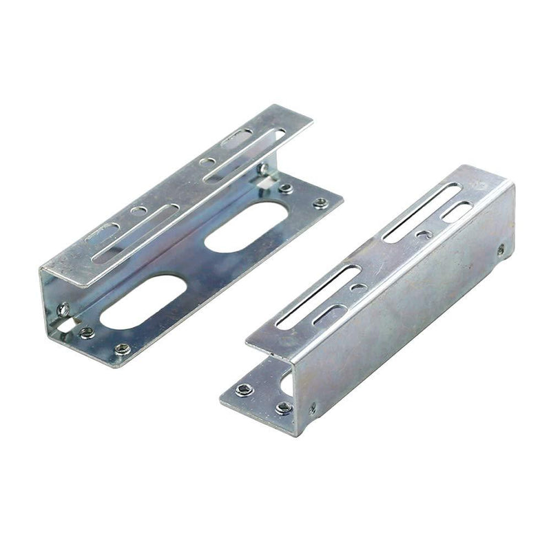 PHITUODA 3.5" to 5.25" Hard Drive Bay Metal Mounting Bracket Adapter for 5.25" Internal Bay Drive, HDD Drive Adapter -2 Pairs