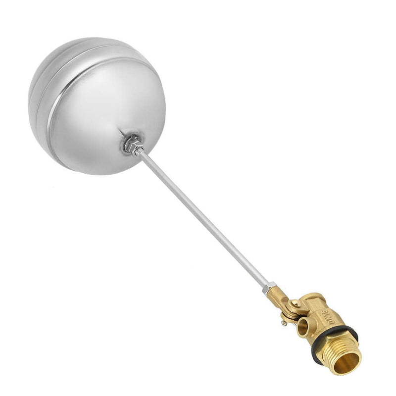 DN15 G1/2 Brass Male Thread Water Sensor Stainless Steel Float Ball Value GS06474 for Magnetic Level Switch Automatic Water Level Control