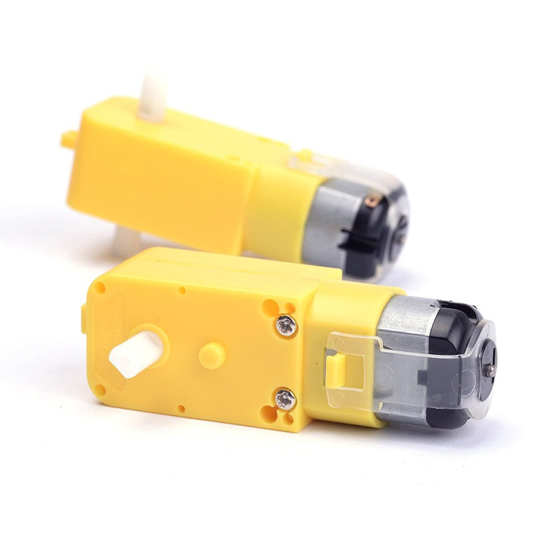 Cylewet 2Pcs Gear Motor Dual Shaft for Smart Car Robot Arduino (Pack of 2) CYT1037