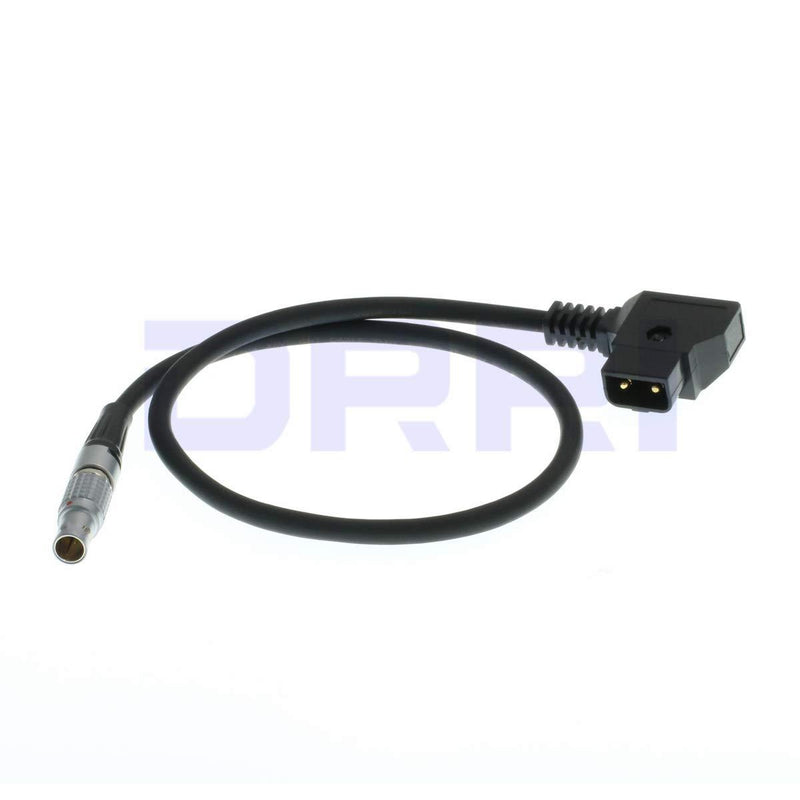 DRRI 18" D-TAP to 0B 2pin Male Power Cable for Teradek Bond,Teradek,Paralinx,Preston MDR-3 Straight cable 60CM