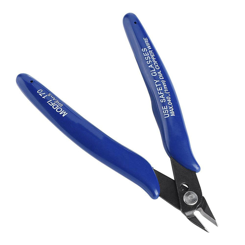 Richer-R 3D Printer Wire Cutter, Side Cutting Nippers Wire Cutter Snips Shears Diagonal Pliers Tool Compact, Lightweight, Refined and Comfortable Handle Design