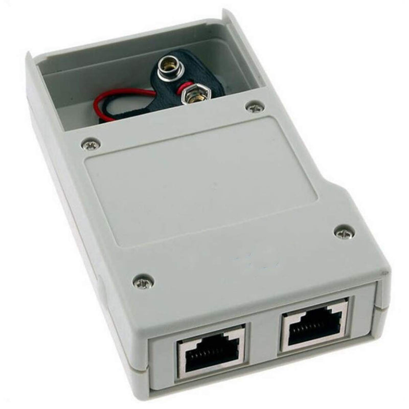 Yankok [Network Cable Tester] for 10Base-T, 10Base-2 Ethernet, RJ11/RJ12/RJ45 Modular Cables, 258A, TIA-568A/568B and Token Ring Cables (with 2x RJ-45-to-BNC Adapter, 1x BNC Connector, 1x Carry Pouch) RJ45 & COAX (Black)