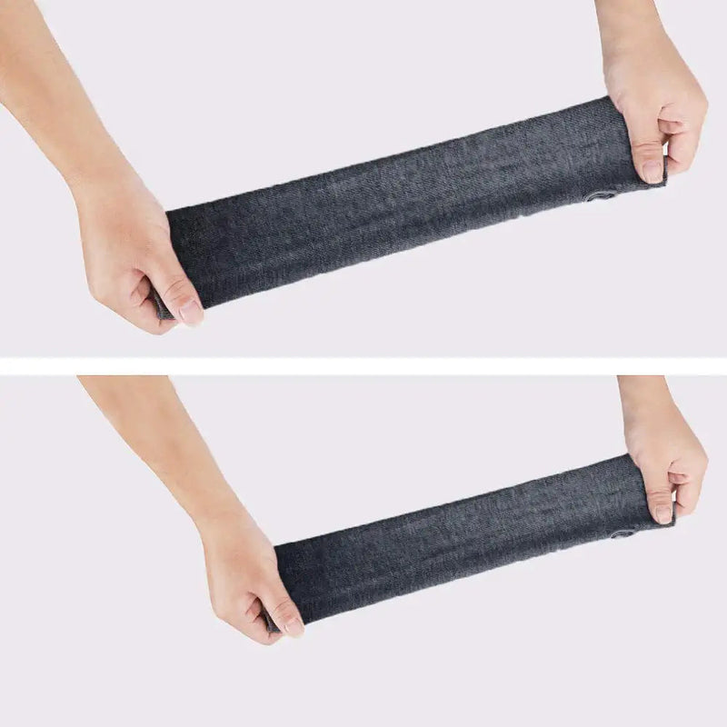 unisex Long Fingerless Gloves for Women Arm Warmers Knit Thumbhole Stretchy Gloves 3pairs（black/Darkgray/Black-gray）