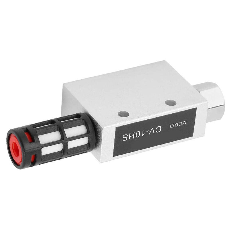Vacuum Regulator Vacuum Ejector CV-10HS Aluminum Alloy Pneumatic Exhaust Vacuum Generator Ejector with Silencer 1.0mm Nozzle 1 Pack
