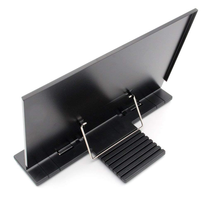 Adjustable Portable Steel Ipad Document Book Stand Frame Reading Desk Holder Office Accessories - Black