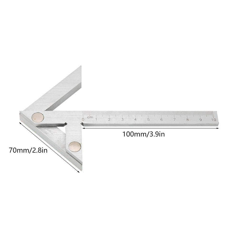 Centering angle 100 x 70 mm industrial precision center gauge central gauge round rod marking centering knife precision carbon steel