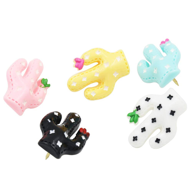 KOTU 20 Pack Decorative Thumbtacks Reative Cactus Shape Pushpins Drawing Pins for Feature Wall, Whiteboard, Corkboard, Photo Wall