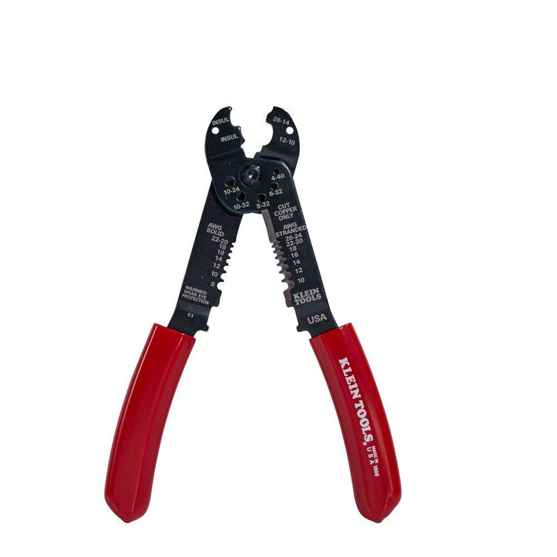 Klein Tools 1000 Multi Tool, 6-in-1 Stripper, Crimper, Wire Cutter, Screw Measure and Shears, Multi-Purpose Lineman Tool