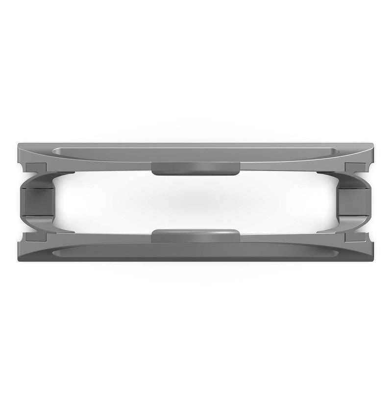 HumanCentric Vertical Laptop Stand for Desks (Space Gray) | Adjustable Holder to Dock Apple MacBook, MacBook Pro, and Other Laptops to Organize Work & Home Office