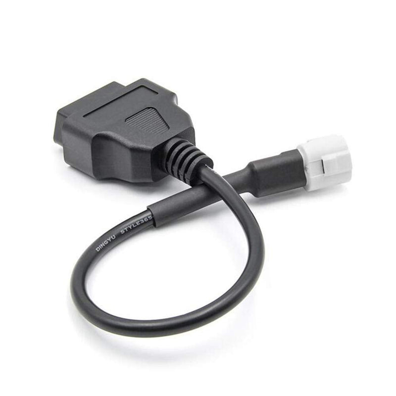 eMoto Solution Universal 3 Pin Diagnostic Cable Adapter to 16 Pin OBD2 Fault Code Scanner Motorcycle Cable Fit for Yamaha Motorbike