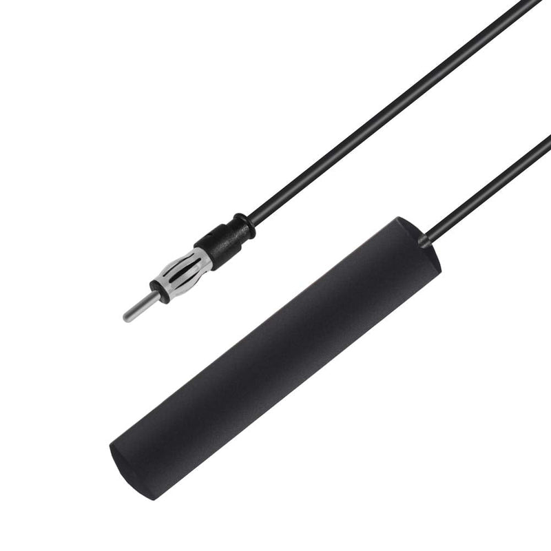 Universal Car Radio Antenna Car Stereo AM FM Hidden Windshield Adhesive Mount Patch Antenna for Vehicle Truck SUV Car Stereo in Dash Head Unit CD Media Receiver Player Audio HD Radio Player Amplifier 1