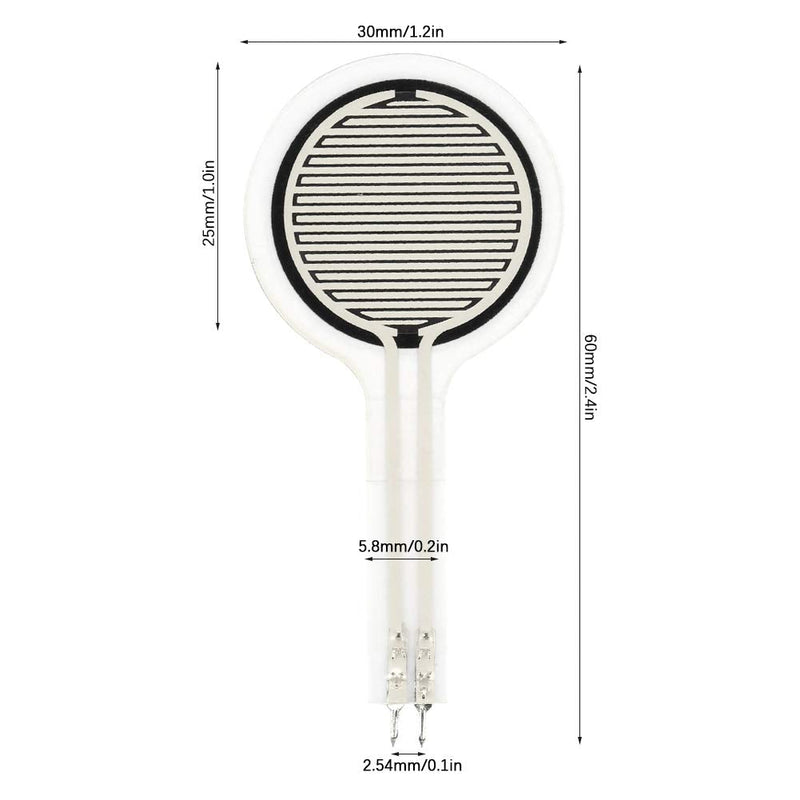 Force Sensitive Resistor Thin Film Pressure Sensor Force Sensing Resistor MD30-60 0~30KG Diameter 30mm
