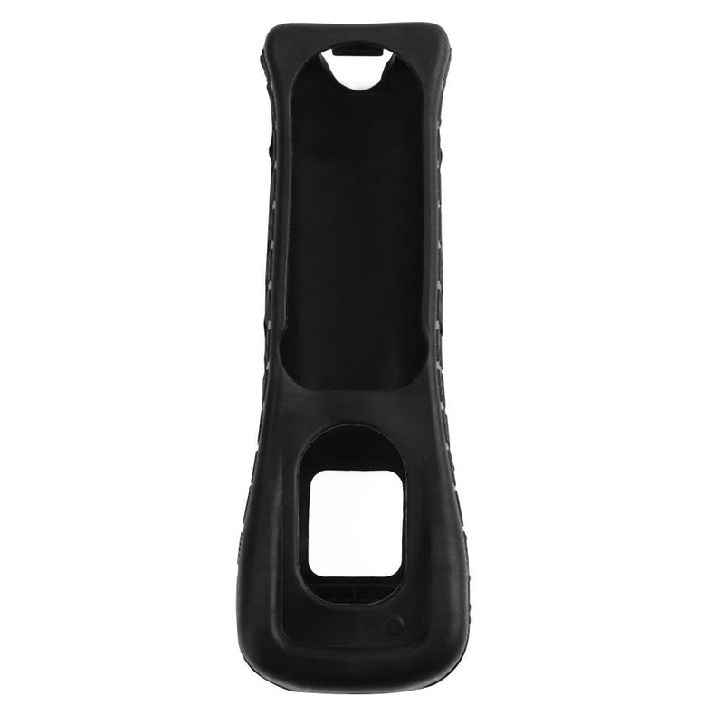 1 x Silicone Soft Cover for Wii Game Controller Soft Silicone Cover Case Protective Sleeve for Wii Remote Controller Protection (Black) Black