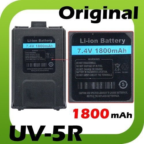 Original BaoFeng UV-5R Two-way Radio Battery Standard Packaging