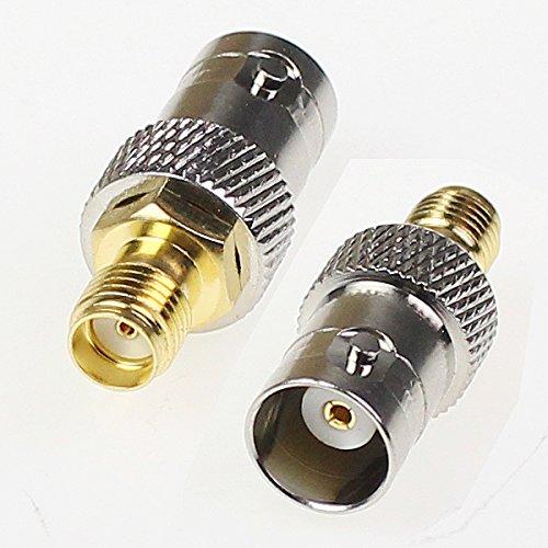 SMA to BNC Kits Adapter Male Female 2 Set 8pcs RF Coax Coaxial Connector