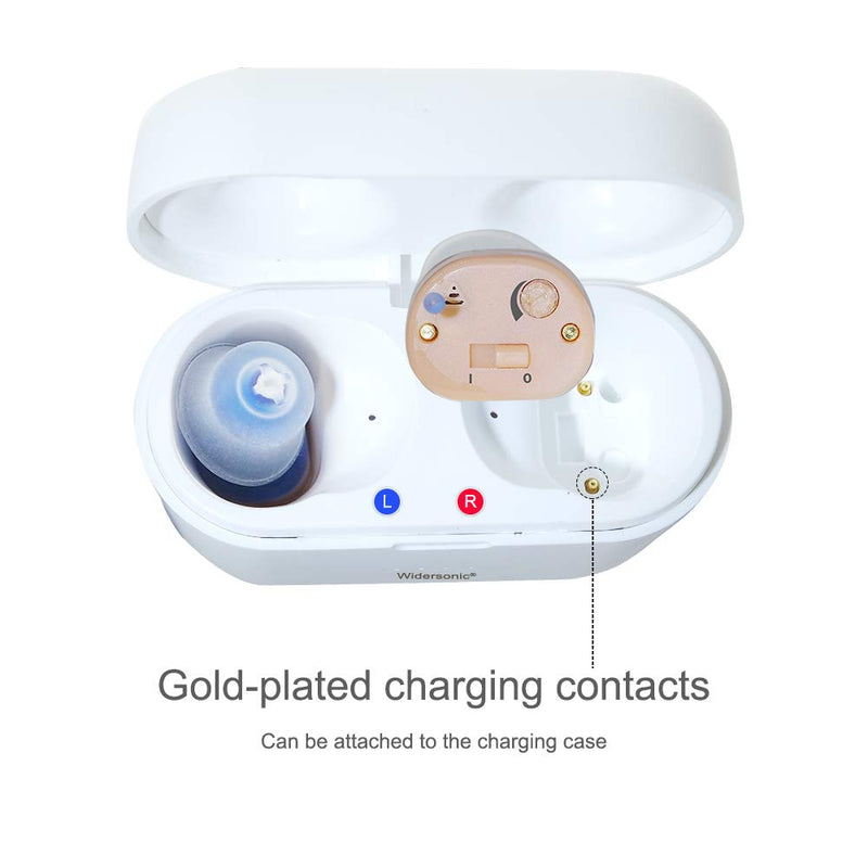 IncenSonic Rechargeable Hearing Amplifier for Seniors,Voice Enhancer and Audio Sound Amplifier,Fit Both Right and Left Ear